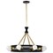Nuvo Marsden 8-Light Chandelier Matte Black and Natural Brass 60/7868 - alternate 6